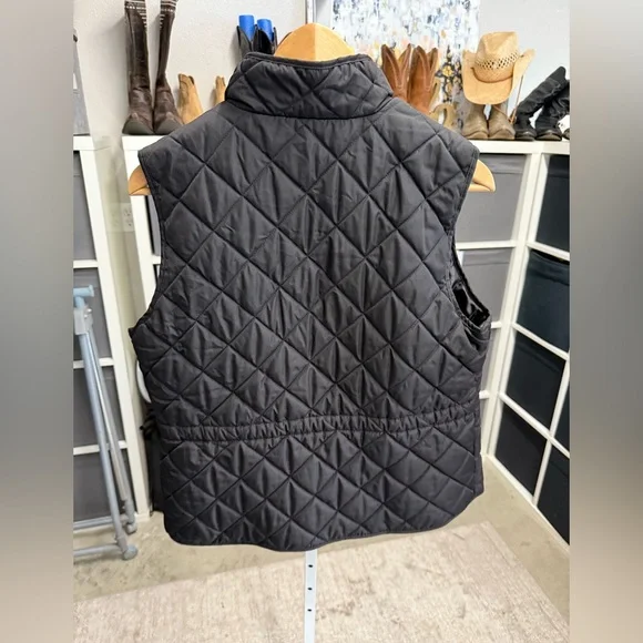 St. John's Bay Black and Cream Jacket - Picture 3 of 8